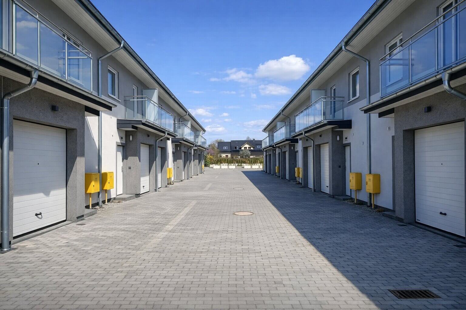Nowoczesne domy szeregowe Spacerowa Residence w Radwanicach
